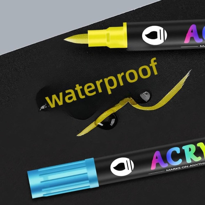 COLORARTPRO: SETX12 ROTULADORES ACRILICOS 🎨🖊️