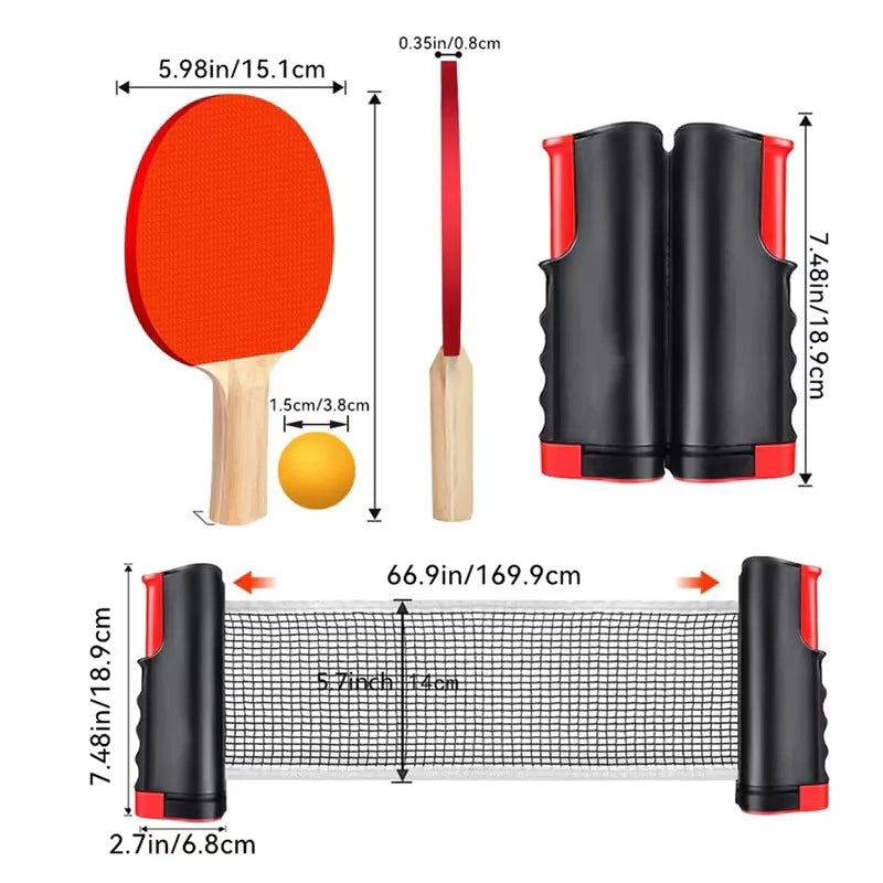 PING PONG KIT: KIT DE TENIS DE MESA 🔥🏓