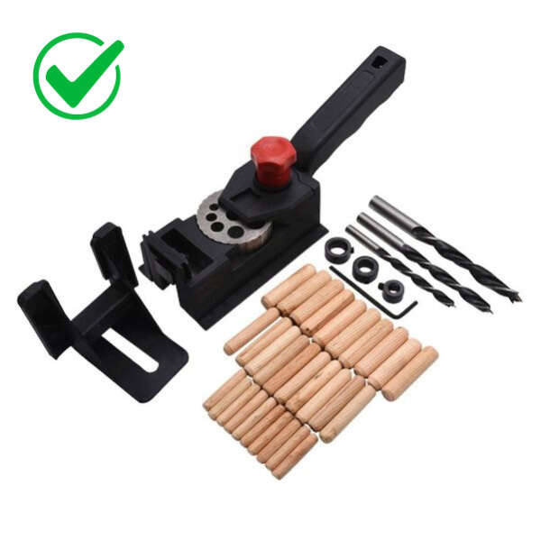 DRILL-MASTER: KIT HERRAMIENTA GUÍA PARA TALADRO DE MADERA 🔧📏