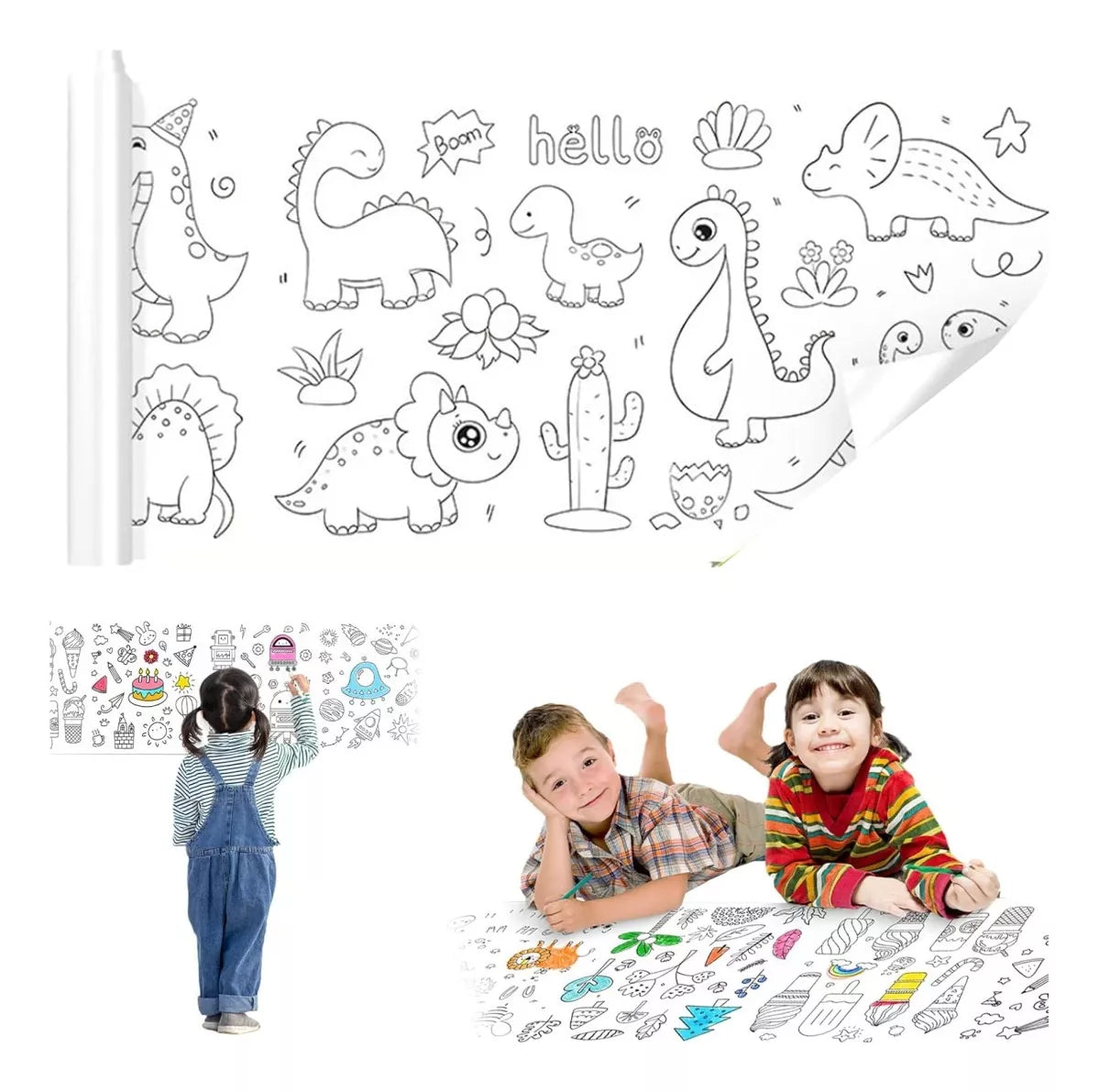 PINTAROLL: ROLLO DIBUJOS PARA PINTAR🖍️🎠