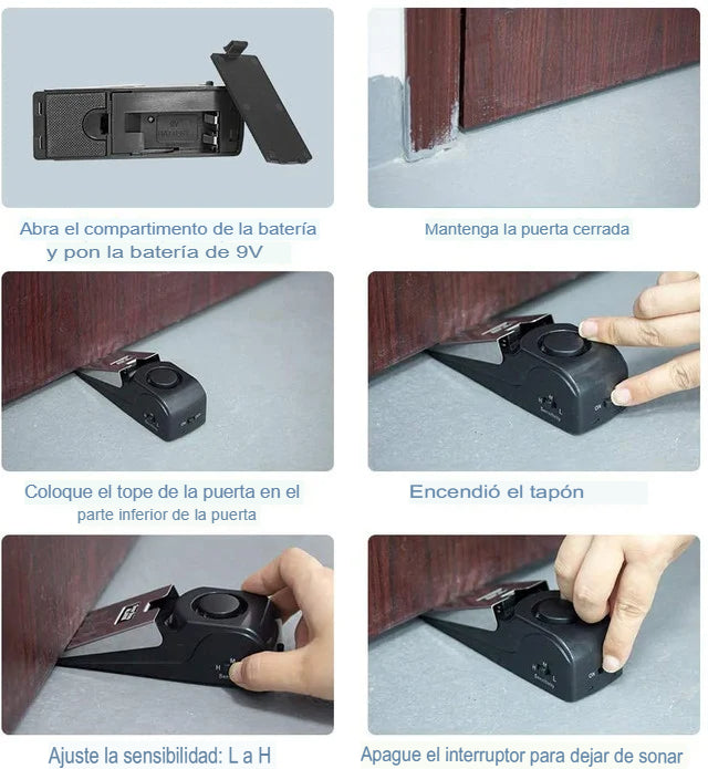 DOORGUARD: ALARMA TOPE DE PUERTA 🚪🔔