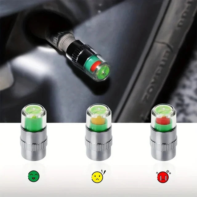 AIRLOCK: VÁLVULA PARA PRESIÓN LLANTAS DE CARRO (4PIEZAS) 🚗💨
