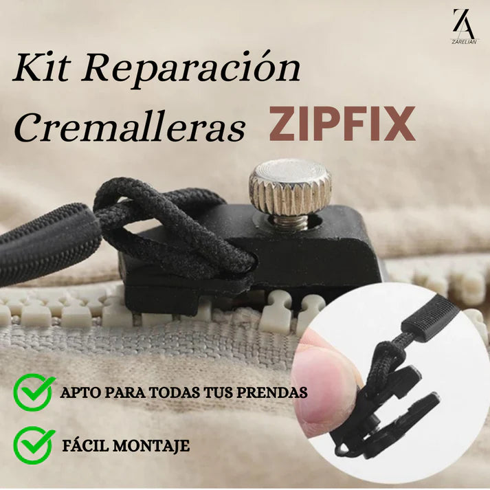 REPARAZIP: KIT REPARACIÓN CIERRES X 10 UNIDADES ⚡✨