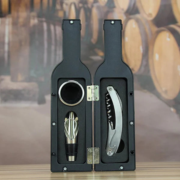 WINEPRO: SET DE 5 PIEZAS PARA ABRIR VINOS 🍷✨