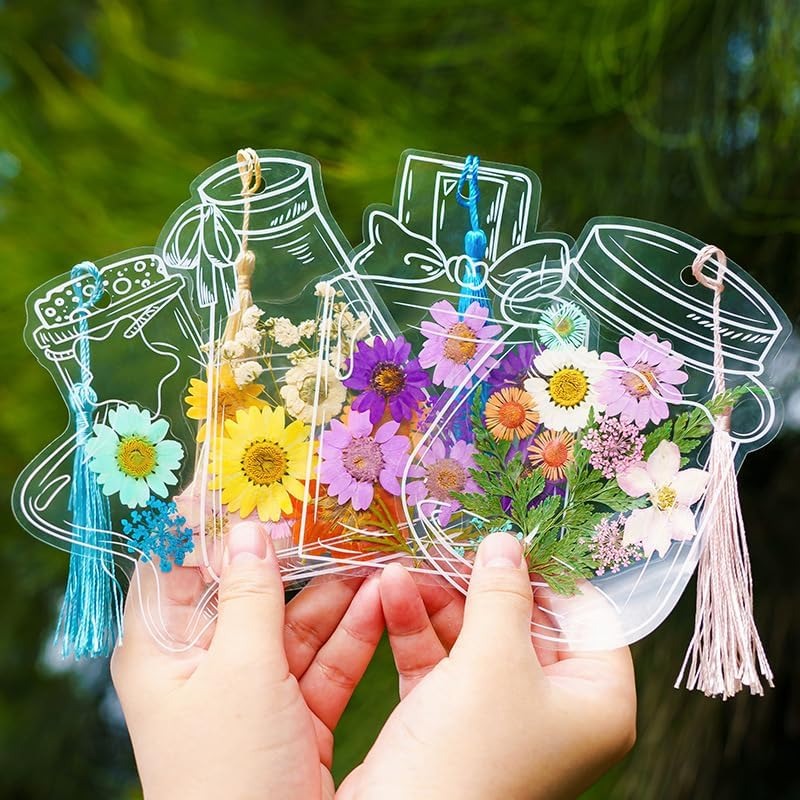 FLORAL SET X10: SEPARADOR DE LIBROS 🌻💎