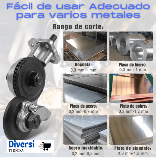 DRILLSLICE: ADAPTADOR PARA TALADRO-CORTADOR DE METAL🛠️✨