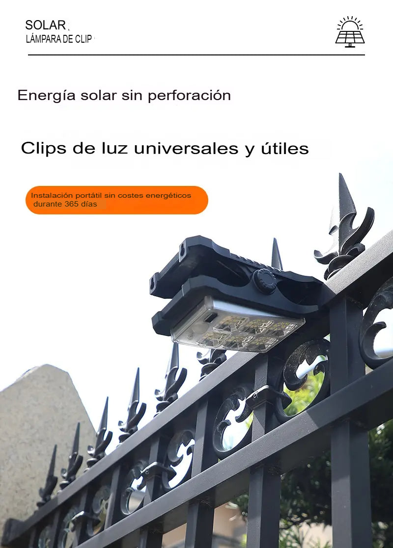 CLIPLIGHT: X2 CLIP LÁMPARA SOLAR 🌞💡