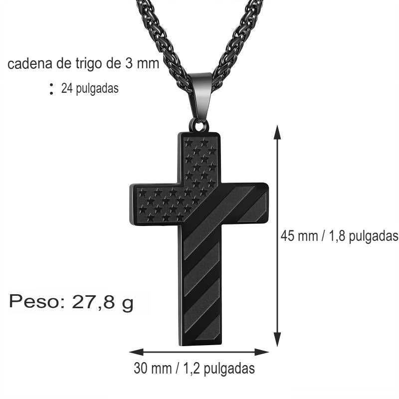 CRUZ INFINITA: COLLAR DE CRUZ 🧔✝️