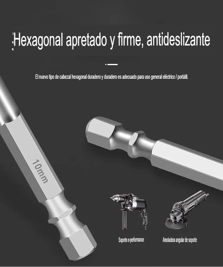 DRILLPRO: SET DE BROCAS 🔩⚙️