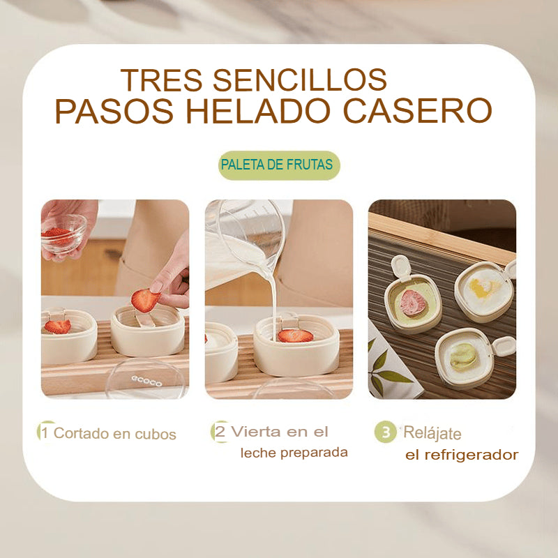 ✨ MASTER-GELATO: SET X 3 MOLDES DE HELADOS✨