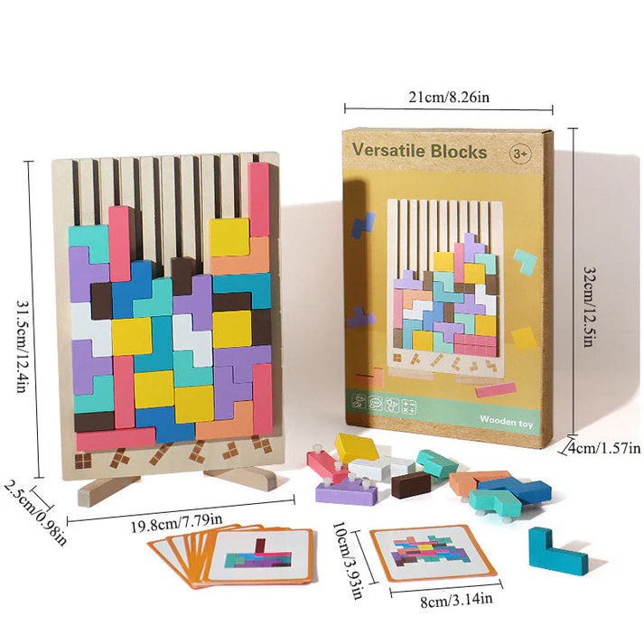 TETRIS DE MADERA 🧩🌈