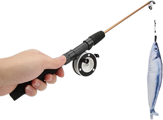 CATJOY: CAÑA DE PESCAR PRA GATOS🎣🐾