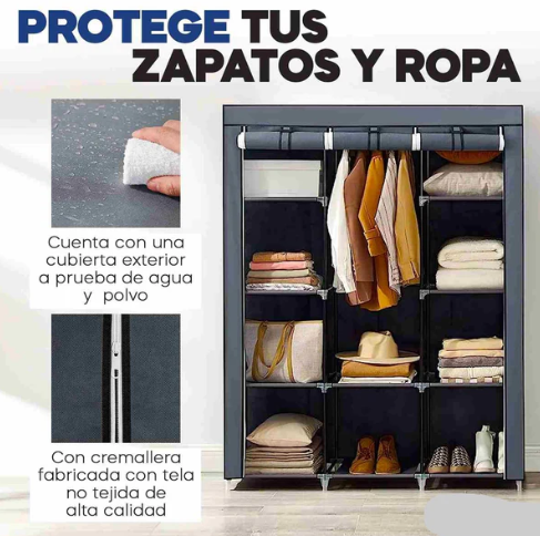 EASYCLOSET: CLOSET ARMABLE Y PORTÁTIL 🚪🛠️