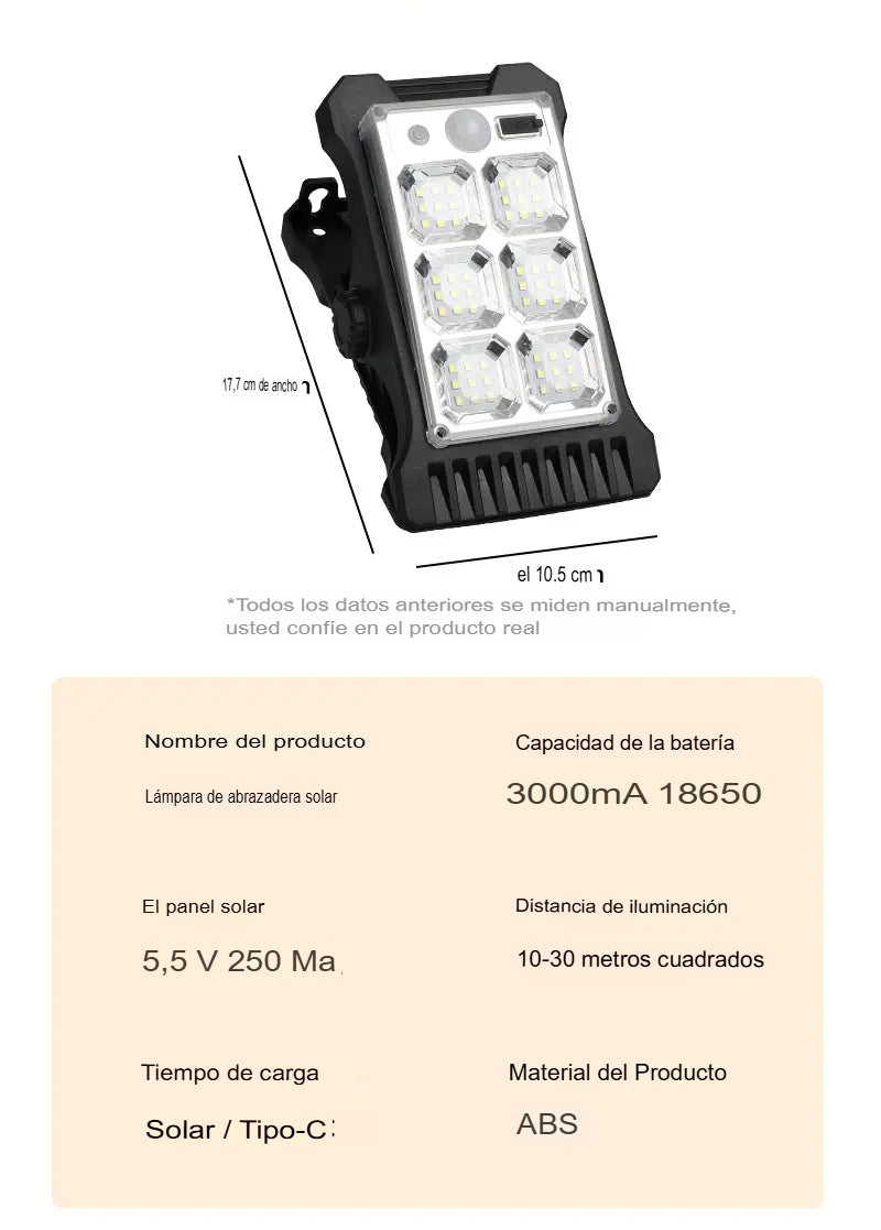 CLIPLIGHT: X2 CLIP LÁMPARA SOLAR 🌞💡
