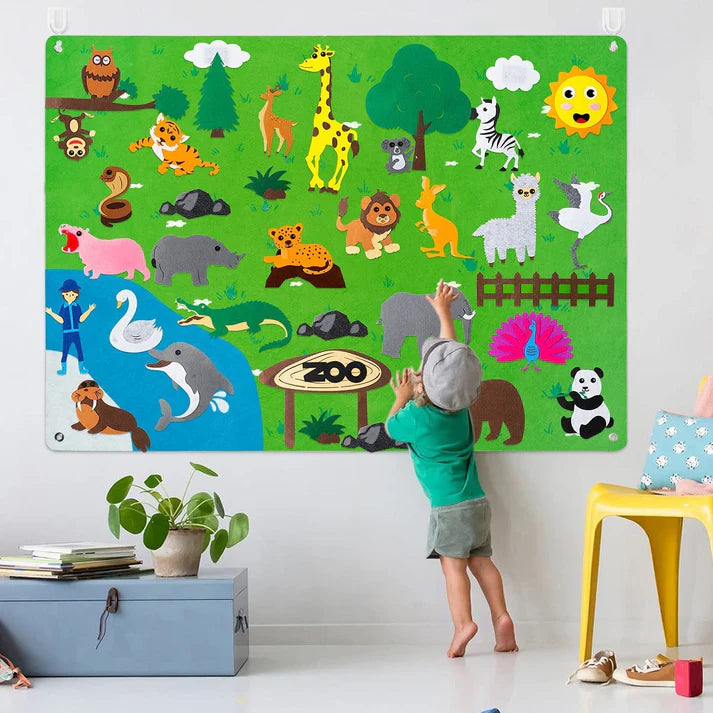 TACTOFELT: FONDO DE FIELTRO INTERACTIVO PARA NIÑOS🌟🖐️