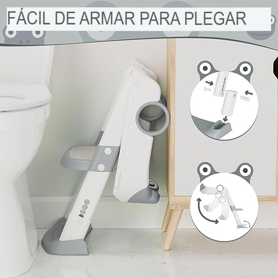 POTTYSTEP: SILLA ESCALERA PLEGABLE ORINAL 🚽