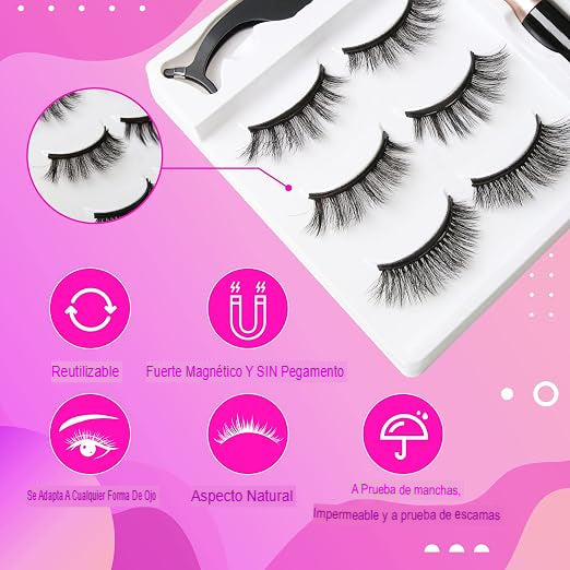 MAGNETIC LASHES + DELINEADOR 🧲👁️