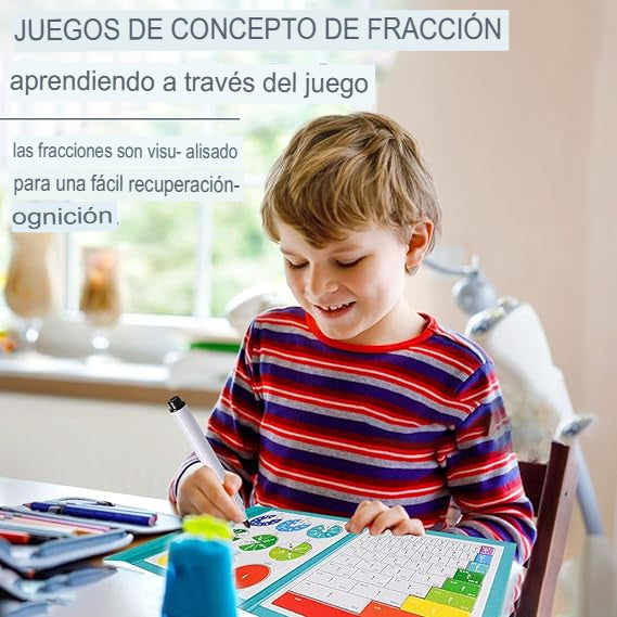 FRACCIÓNPRO: LIBRO DE FRACCIONES MAGNÉTICO🧠📖