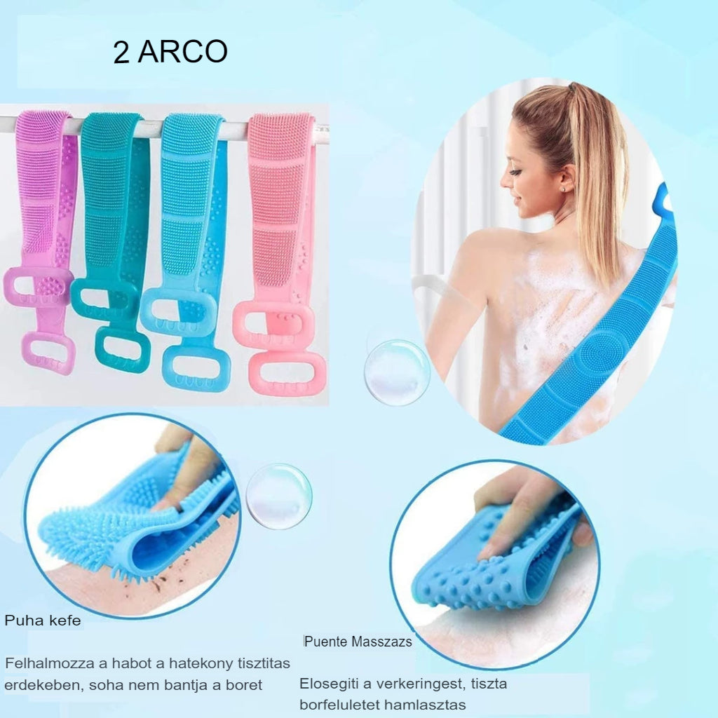 SILISCRUB: EXFOLIANTE DE SILICONA PARA DUCHA 2X1🧼🛁