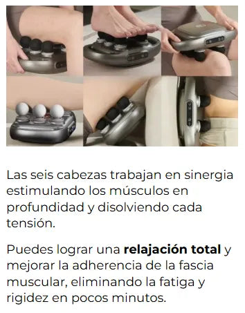 RELAXGUN: MASAJEADOR MUSCULAR ⚡️😌