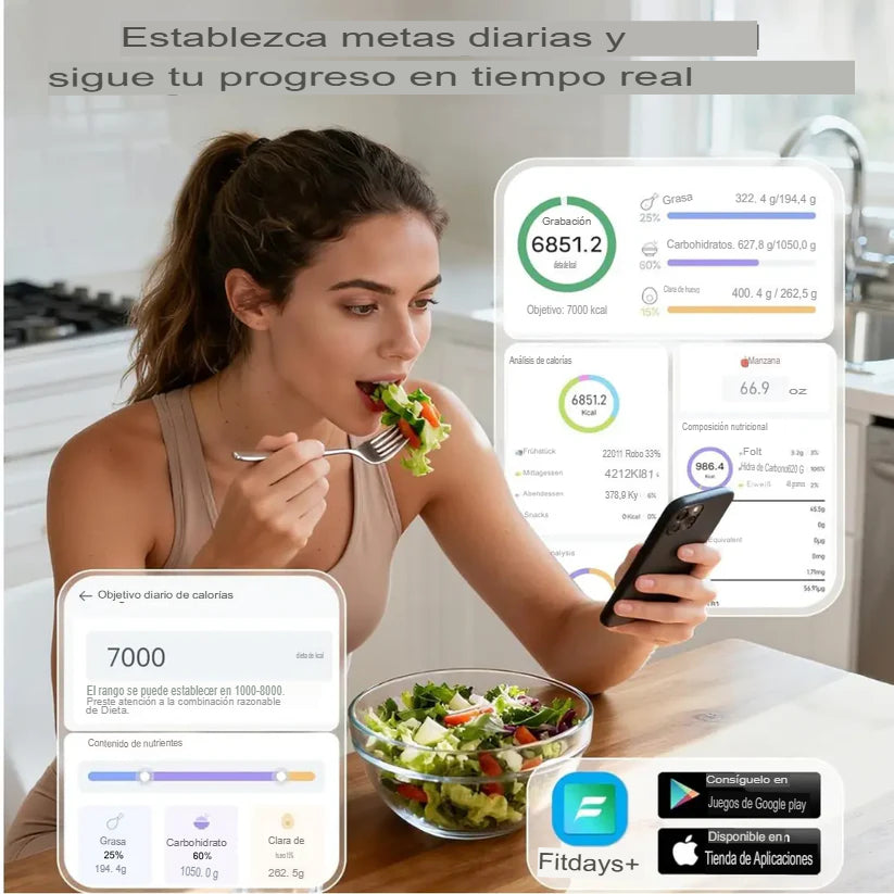 🥗 NUTRI-SMART: BÁSCULA INTELIGENTE DE ALIMENTOS🥗