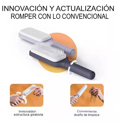 CLEANBRUSH: CEPILLO DE CABELLO AUTO-LIMPIABLE 🖌️✨