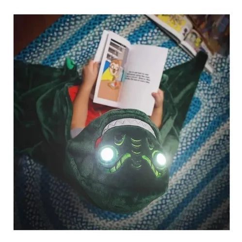 DINOLED: MANTA DE DINOSAURIO CON LUZ LED 🦕✨