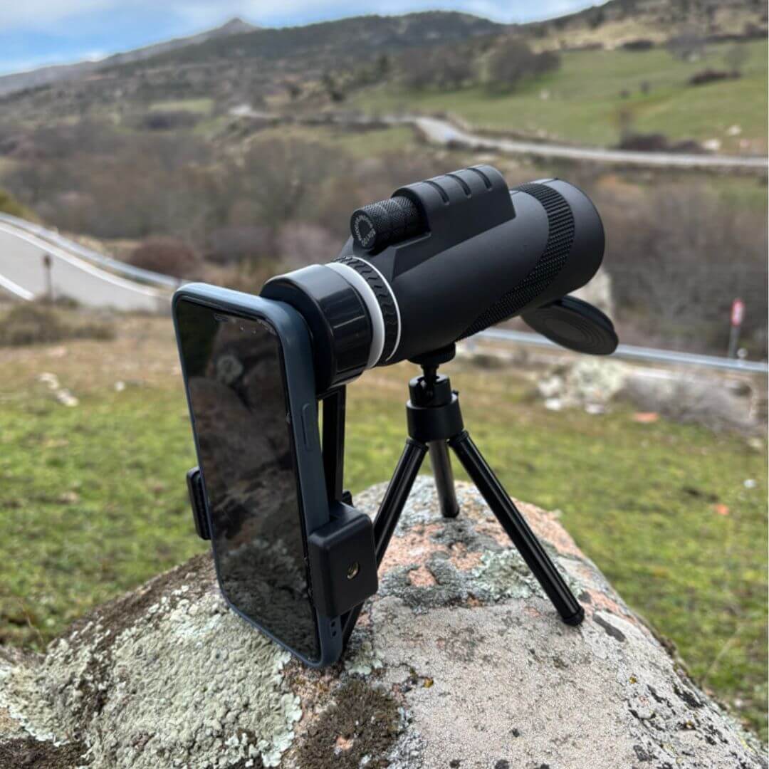 ZOOMMAX: TELESCOPIO MONOCULAR PARA CELULAR 🔭📱