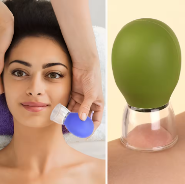 DERMACUPS: SET x4 VENTOSAS FACIALES 💆♀️💫