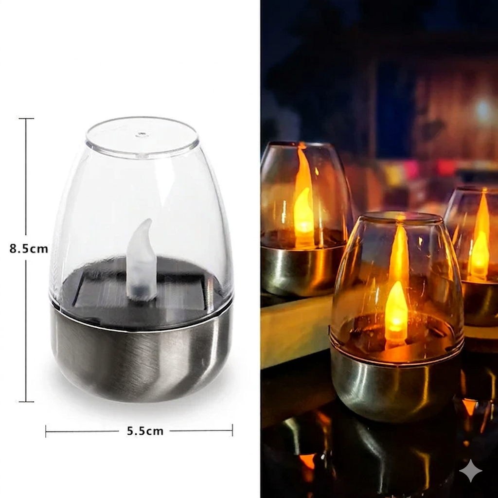 SOLAR CANDLE: SET X2 VELAS SOLARES ✨🌙