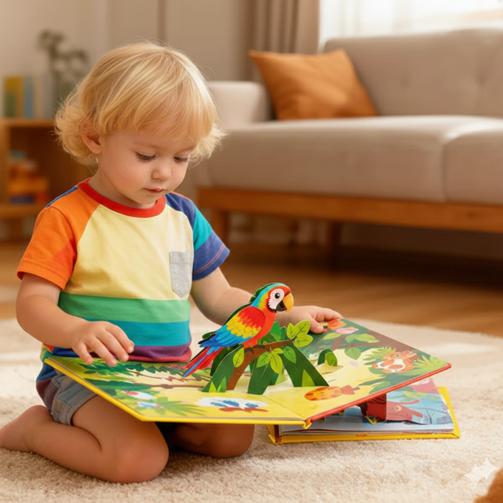 LIBRO MÁGICO 3D: LIBRO INTERACTIVO DE ANIMALES 📘🦁