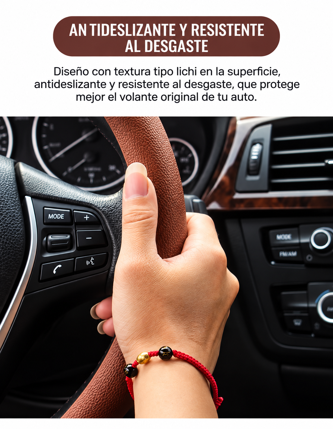 🚗 FUNDA DE SILICONA PREMIUM PARA VOLANTE ✨