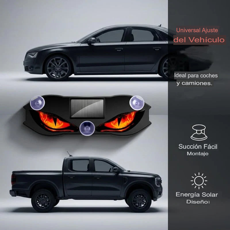 👀🚗 OJOS DECORATIVOS PARA CARRO 😎🔥