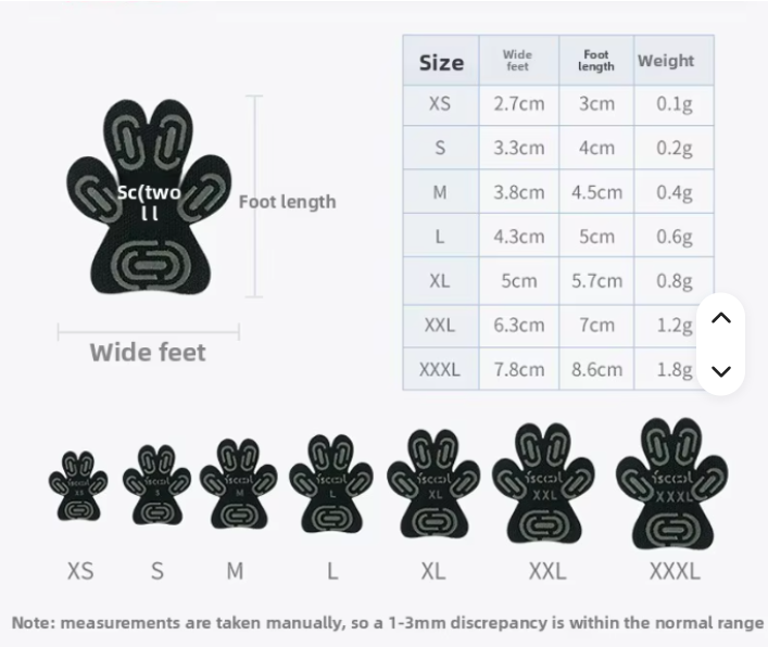 🐾 KIT X4 FUNDAS PARA PATITAS DE PERROS 🐶💖