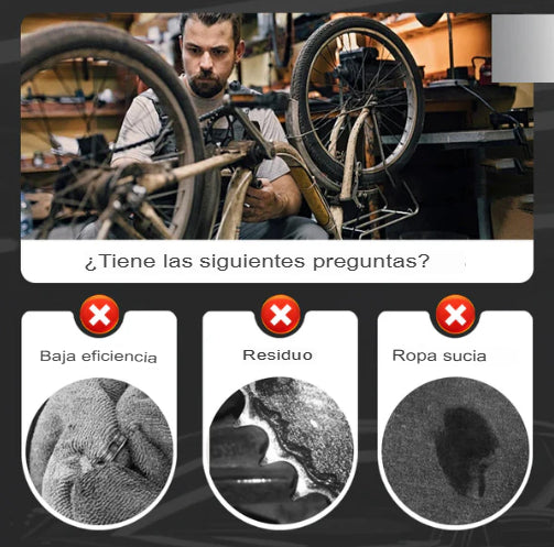 GRASA OUT - REMOVEDOR DE GRASA Y SUCIEDAD DE CADENA 🧽