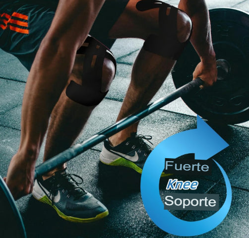 TAPEMAX: SET X10 CINTAS KINESIOLÓGICAS PARA RODILLAS🎽💥
