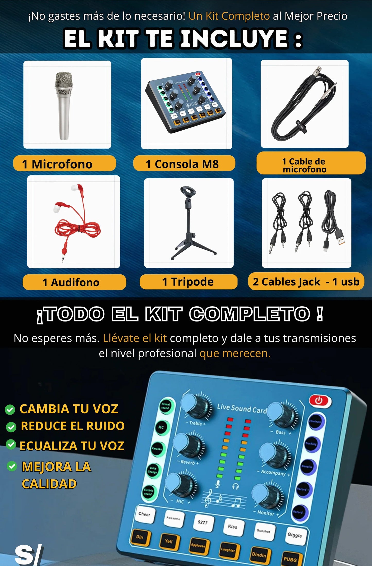 📸 KITSTREAM: KIT DE TRANSMISIÓN PARA REDES SOCIALES🎙️