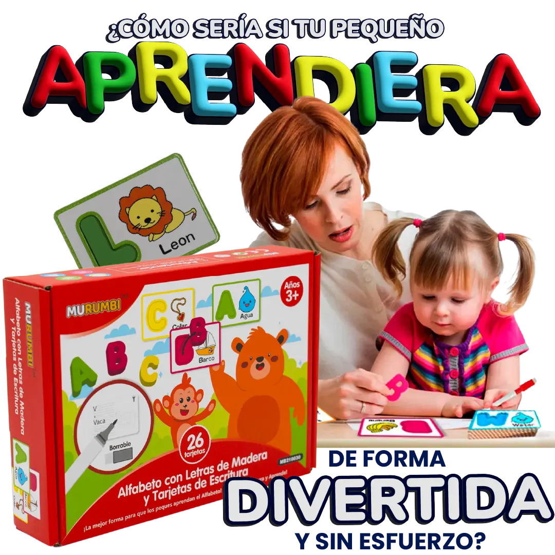 ABCWOOD: ABECEDARIO DE MADERA ✏️📚