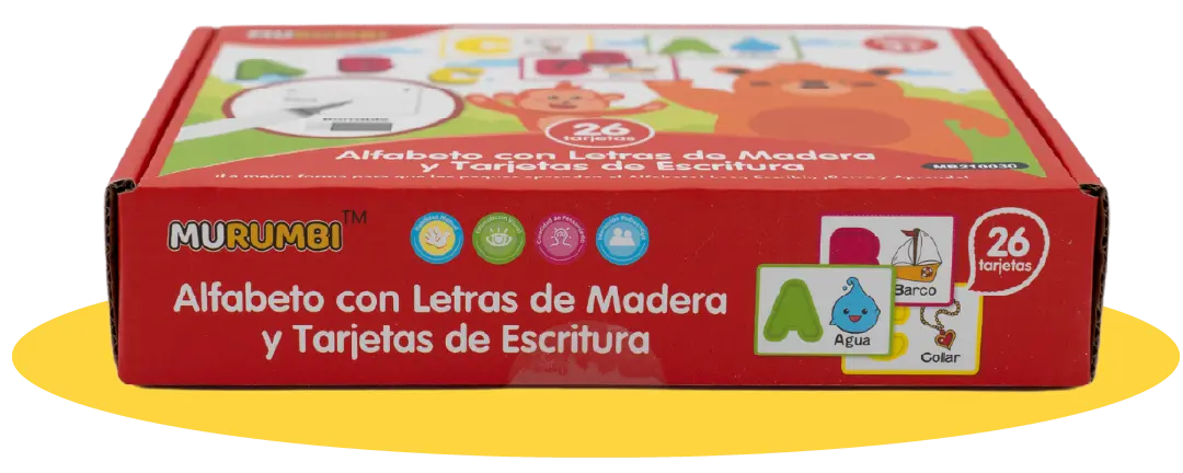 ABCWOOD: ABECEDARIO DE MADERA ✏️📚