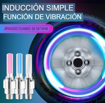 LED RIDE: KIT X 4 LUCES LED DE RUEDAS💡🔥