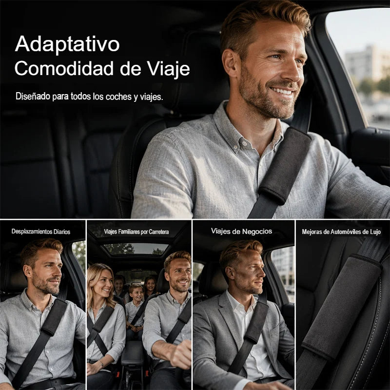 2X1 ALMOHADILLAS DE GAMUZA PARA CINTURÓN 🚗✨