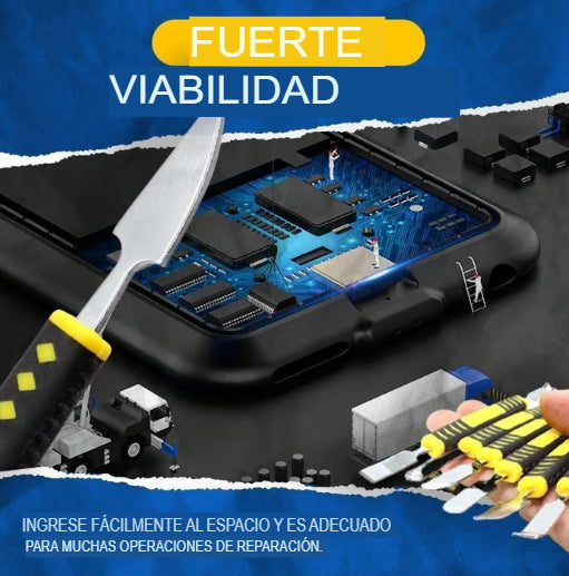 TECHPRO: KIT HERRAMIENTAS PARA DESTAPAR 🛠️🔋
