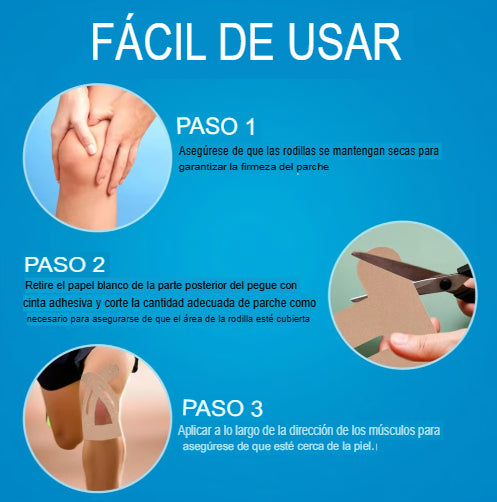 TAPEMAX: SET X10 CINTAS KINESIOLÓGICAS PARA RODILLAS🎽💥