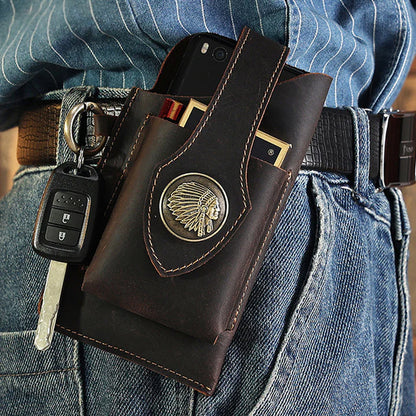 ALFA BAG: RIÑONERA MACHO ALFA EN CUERO💼💎