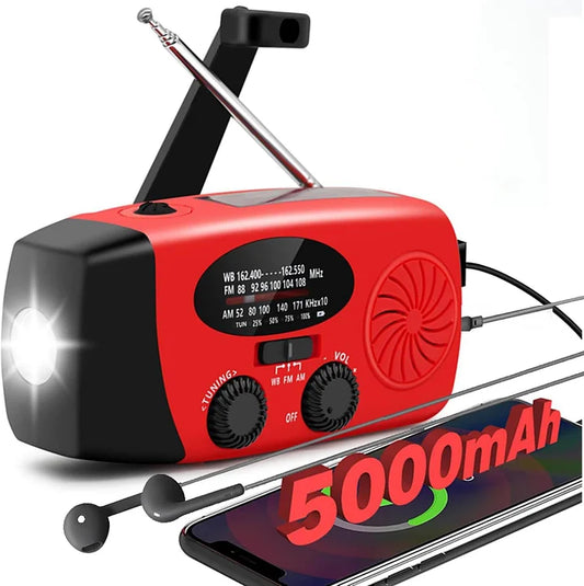 POWERWAVE: RADIO CON LINTERNA Y POWERBANK 📻🔦⚡