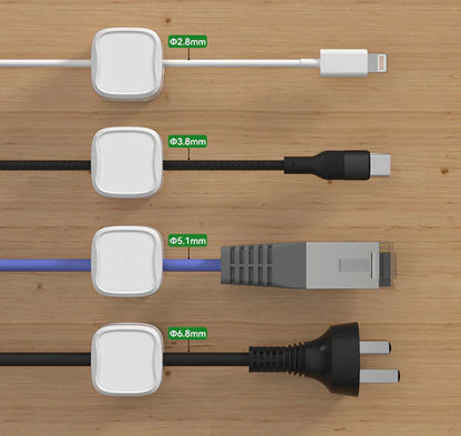 MAGNETICABLE: ORGANIZADOR MAGNÉTICO DE CABLES X6 🧲📎