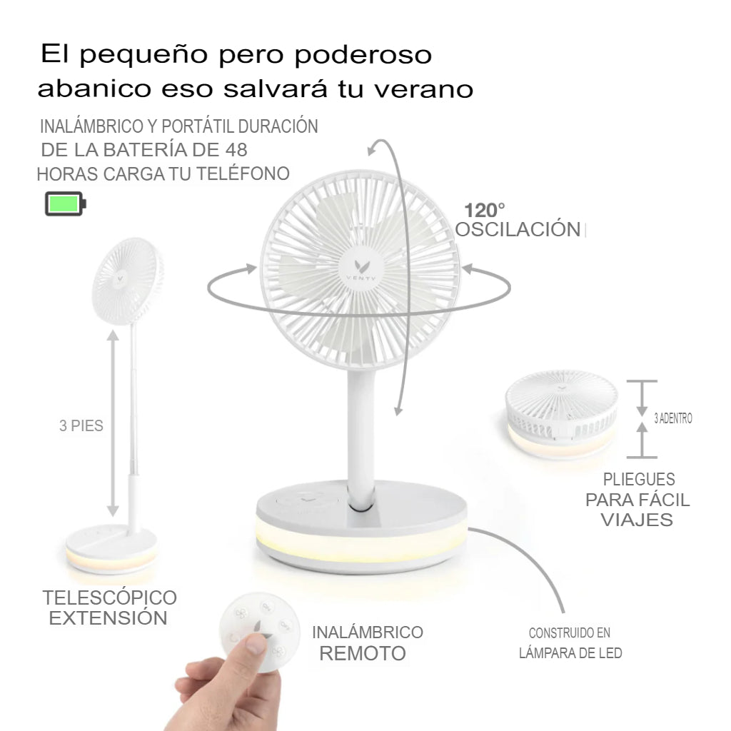 POCKETBREEZE: VENTILADOR PLEGABLE MINI 🌬️👜
