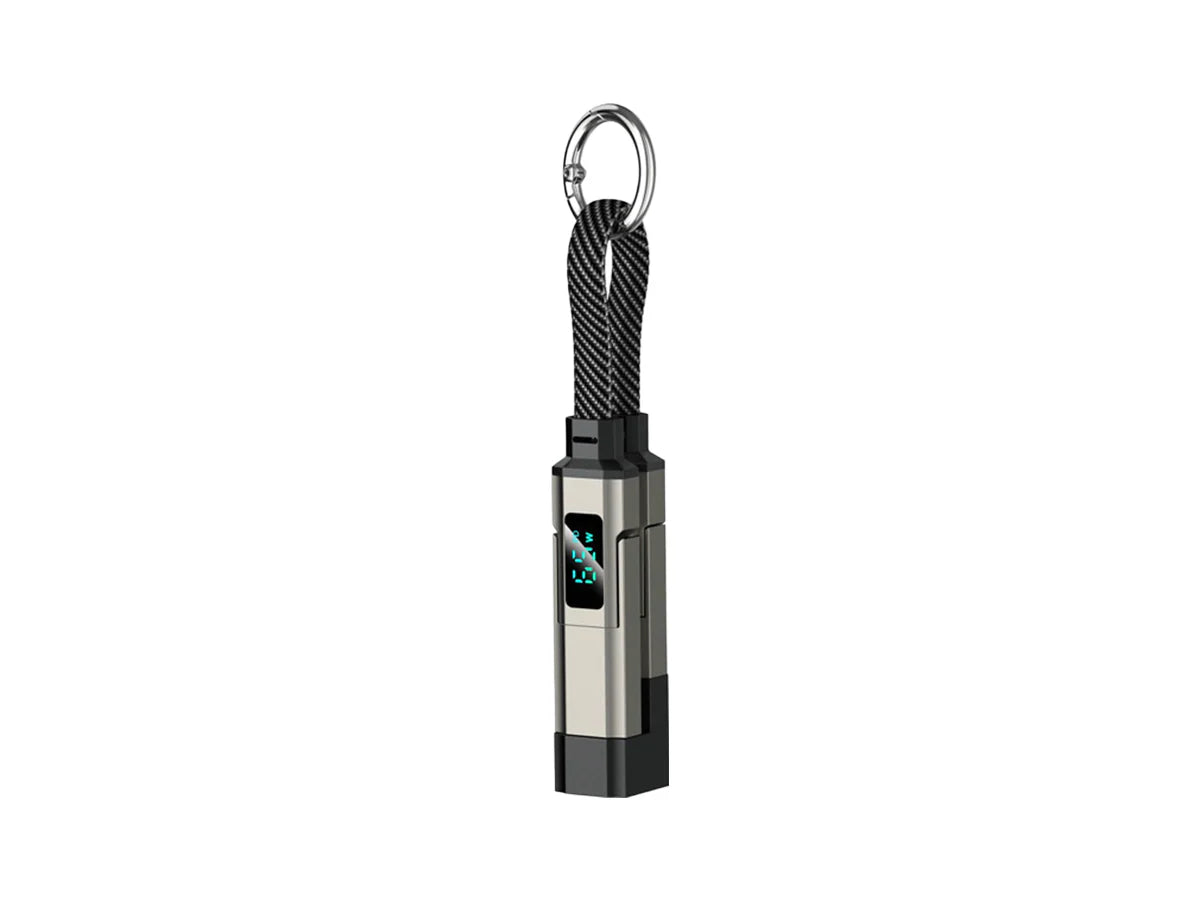 POWER KEY: CABLE DE CARGA 4 EN 1 CON LLAVERO💫⚡