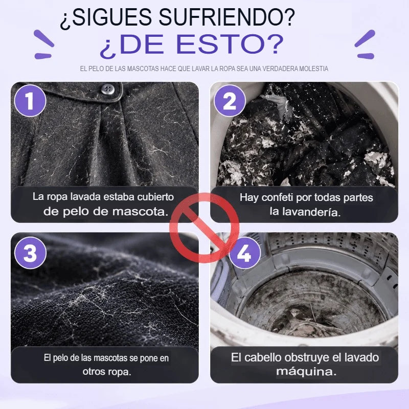 KIT X3 ATRAPA PELOS PARA LAVADORA 🧺🐾