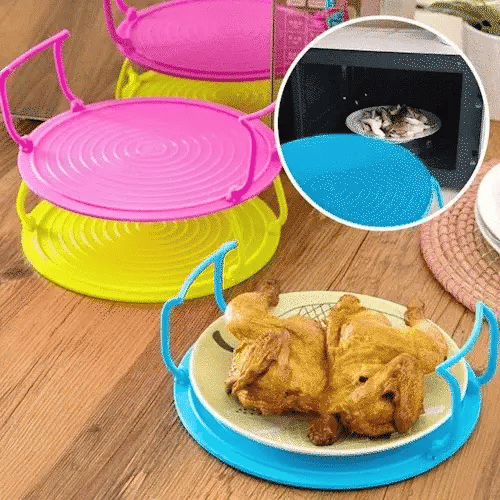 BANDEJA PLEGABLE PARA MICROONDAS 🍽️✨